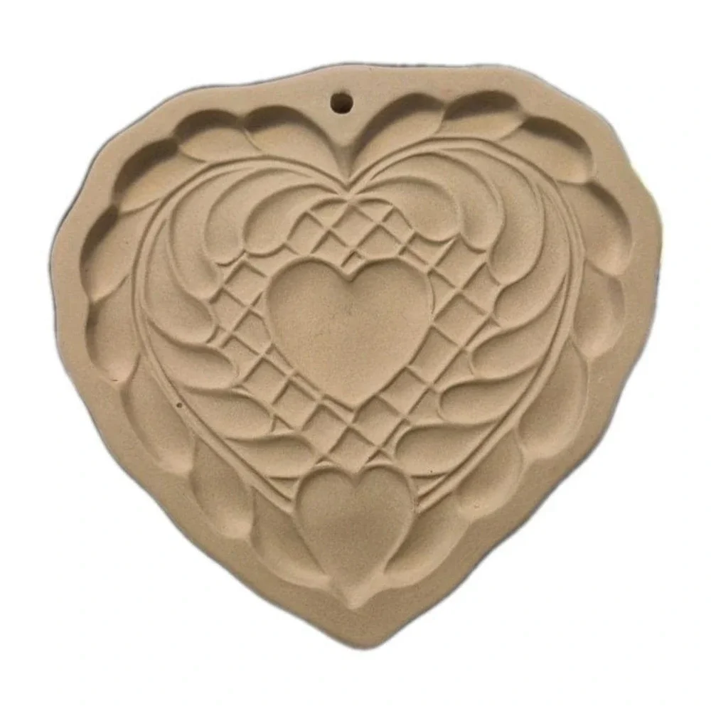 Vintage 1988 Heart Cookie Press Cutter by Brown‎ Bag Cookie Art Hill Design